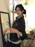 MMLG【沈月同款】半拉鏈領(lǐng)衛(wèi)衣女男秋季新款寬松韓系潮牌套頭情侶上衣 紅色 S 曬單實拍圖