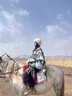 新疆旅游穿搭披肩女外搭2025新款配裙子斗篷披風大西北云南川西 水墨畫_黑白 曬單實拍圖