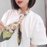 Charm Kendo真絲絲巾女2026新款小方巾桑蠶絲領(lǐng)巾裝飾圍脖生日禮物送女友媽媽 米色 送老婆女朋友高級感實(shí)用 曬單實(shí)拍圖