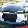 洗車(chē)專(zhuān)用拖把超厚不掉毛車(chē)用汽車(chē)蠟除塵車(chē)撣子掃灰高檔拖把清潔 可伸縮汽車(chē)蠟刷-咖啡色 曬單實(shí)拍圖
