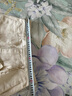 無印良品（MUJI）女式漢麻混斜紋抽褶寬版褲褲子女款25年夏季休閑褲女裝闊腿褲長褲 象牙色 S (155/62A) 曬單實拍圖