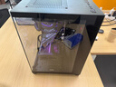 AOCCG391B黑色 游戲電腦主機海景房機箱 雙面玻璃/支持MATX主板/240水冷/7風(fēng)扇位/270°全景/左右分倉 曬單實拍圖