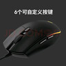 羅技（G）G102第二代游戲鼠標 RGB流光燈效鼠標 輕量化  游戲級8000DPI傳感器 黑色 200-8000DPI 曬單實(shí)拍圖