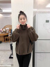 俞兆林秋裝時尚外套中老年人女媽媽裝50-60歲洋氣春秋休閑時尚夾克衫女 咖色 均碼 XL(建議115-130斤) 曬單實(shí)拍圖