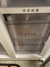 美菱（MeiLing）【無憂嵌】冰箱417升十字對開門雙開四開門多門家用超薄極窄零嵌入一級風冷無霜補貼大容量電冰箱 BCD-417WP9CZX-雪域白 曬單實拍圖