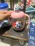 貝親（Pigeon）兒童牛奶杯1-3歲 寶寶喝奶瓶 PPSU直飲泡奶吸管水杯 紫色330mL 曬單實(shí)拍圖