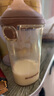 奶爸爸（Nicepapa）新生兒防脹氣翻蓋奶瓶寬口徑PPSU3-7個(gè)月嬰兒仿母乳奶嘴M碼240ML 曬單實(shí)拍圖
