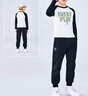 NIKE3BRAND 耐克童裝男女童休閑長T+長褲2件套2025春季兒童套裝 曬單實(shí)拍圖