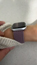 Apple/蘋(píng)果 Watch S11 智能手表GPS款42毫米銀色鋁金屬表殼霧紫色運動(dòng)型表帶S/M MEUT4CH/B 曬單實(shí)拍圖