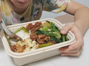 云蕾一次性飯盒帶蓋餐具食品級(jí)可降解快餐打包加厚可微波 曬單實(shí)拍圖