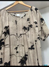古今（GUJIN）夏季上新涼感棉綢睡裙女沙灘度假裙時尚可外穿家居服短袖長裙大碼 曬單實拍圖