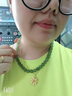 京鑒和田玉青玉項鏈青海青玉石珠子佛珠玉石氣質(zhì)女款冰晴水禮物附證書(shū) 冰晴項鏈10mm總長(cháng)50厘米 曬單實(shí)拍圖