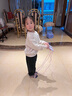 翎喏德國兒童跳繩小學(xué)專用6-12歲鋼絲繩計(jì)數(shù)不打結(jié)中考學(xué)生體育考試 【學(xué)生專用】粉白/不打結(jié)/計(jì)數(shù)準(zhǔn)確/卡路里 曬單實(shí)拍圖
