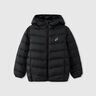 asics亞瑟士童裝25年冬季兒童柔軟舒適三防輕量保暖羽絨服【高充絨量】 黑色 清潔度1000-鴨絨 160 充絨量98.5g 曬單實(shí)拍圖