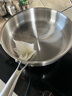 鏗鏘（KENGQ） 316不銹鋼平底鍋家用無(wú)涂層煎鍋煎蛋煎牛排烙餅鍋燃氣電磁爐通用 28cm無(wú)涂層煎鍋【316無(wú)鉚釘 曬單實(shí)拍圖