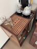 淘之良品移動(dòng)茶桌家用小茶臺竹木茶車(chē)茶幾茶具套裝自動(dòng)燒水壺一體茶水柜 【楠竹面板】茶色-65長(cháng)單抽單門(mén)+煮茶電器 曬單實(shí)拍圖
