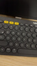 羅技（Logitech）K380 時(shí)尚系列 鍵盤(pán) 藍牙辦公鍵盤(pán) 無(wú)線(xiàn)鍵盤(pán) 女友 便攜超薄筆記本鍵盤(pán) 深灰色 拆封99新 曬單實(shí)拍圖