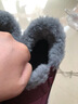 足力健棉鞋男冬季老人鞋皮毛一體加絨加厚羊毛雪地靴女中老年防滑保暖鞋 【酒紅】 女款【加厚羊毛，暖腳暖心】 36 曬單實(shí)拍圖