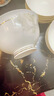 酷季景德鎮高檔金邊陶瓷家用餐具中式防燙高腳碗吃飯碗高顏值組合套裝 高腳飯碗6個(gè)裝（4.5英寸） 純白 曬單實(shí)拍圖