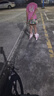 小狀元輪滑鞋兒童全閃溜冰鞋男女防撞旱冰鞋套裝【中小學(xué)適用】粉M 曬單實(shí)拍圖