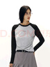 森馬（Semir）[商場(chǎng)同款]長(cháng)袖T恤女短款修身收腰2025吸濕速干秋裝101525101002 曬單實(shí)拍圖