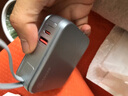 畢亞茲 3C認證充電寶10000毫安 三合一帶雙線(xiàn)充電器插頭小魔方戶(hù)外移動(dòng)電源 適用蘋(píng)果17華為小米 YD72銀 曬單實(shí)拍圖