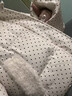 鏡莎韓系甜美風(fēng)波點(diǎn)棉服女2025年新款冬季羽棉襖絨服女短款面包服外套 白色波點(diǎn) 均碼 可以備注碼數 曬單實(shí)拍圖