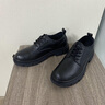 奧康（Aokang）男鞋秋季新款休閑皮鞋男透氣韓版商務(wù)工裝鞋子男士百搭厚底增高鞋 紅棕【運動(dòng)鞋碼】 41 曬單實(shí)拍圖