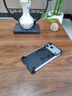 派凡 適用蘋果iphone17promax手機殼磁吸真皮殼金屬無邊框皮質保護套輕奢商務高級感皮革外殼2025新款 星空黑【真皮材質/旋轉支架/輕奢商務風】 17Pro 曬單實拍圖