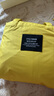 Freesmily時(shí)尚小清新潮流粉色系加厚加長(cháng)款大碼雨衣男女防雨外套旅行遮光防曬風(fēng)衣黃色黑膠寬松 18003檸檬黃（偏暗） XL 曬單實(shí)拍圖