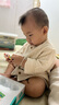 優(yōu)衣庫嬰幼兒寶寶壓線(xiàn)開(kāi)衫/外套上衣479599 30 淺米色 90 曬單實(shí)拍圖