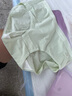 都市麗人A類(lèi)棉女士?jì)妊澟?00%純棉10A抑菌中腰女生三角褲獨立包裝4條L 曬單實(shí)拍圖