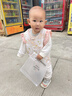 嬰蓓依寶寶馬甲2025春秋款可愛(ài)花邊兒童嬰兒坎肩馬純棉圓領(lǐng)雙面外穿背心 香香軟軟兔 80 曬單實(shí)拍圖