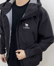 駱駝（CAMEL）三防沖鋒衣戶(hù)外登山服防風(fēng)防水防污三合一運動(dòng)外套 AD22263513X,抓絨內膽煙花粉，女 S 曬單實(shí)拍圖