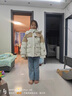 迪士尼（Disney）兒童羽絨棉服女童冬裝2025新款中大童女孩加厚外套冬季保暖棉服 米白色 150 建議年齡11-12歲 身高140-150體重70-80斤 曬單實(shí)拍圖