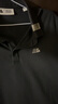 杰克·瓊斯（JACK&JONES）POLO衫男士夏季新款撞色翻領(lǐng)涼感短袖復古簡(jiǎn)約短袖polo衫衣服男裝 炭黑藍E40 L (180) 曬單實(shí)拍圖