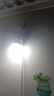 貝工 帶線led燈泡 E27螺口懸吊插電燈 擺攤家用陽臺開關插頭燈 10W柱形泡+4米線 曬單實拍圖