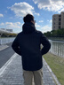 雪中飛男款90鵝絨羽絨服男士短款連帽可拆卸內(nèi)膽大口袋工裝面包羽絨服 藏青色 XL (180) 曬單實(shí)拍圖