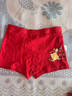 南極人（Nanjiren）兒童內褲男童本命年大紅色平角褲A類(lèi)純棉馬年中大童小男孩短褲4條 馬年大吉 4條 150 【建議身高135-145cm 50-60斤】 曬單實(shí)拍圖