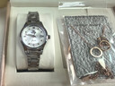 歐利時(shí)（OLEVS）瑞士認證品牌情侶手表一對全自動(dòng)機械表夜光防水情侶表情人節禮物 銀白鋼帶/精美禮盒+定制刻字 曬單實(shí)拍圖