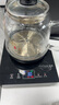 FUNORK全自動(dòng)上水電熱燒水壺玻璃燒水器茶臺(tái)專用一體茶桌茶幾保溫泡茶具抽水電茶爐 底部上水 - 黑色 1L 曬單實(shí)拍圖