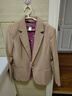 簡(jiǎn)蜓米白色西裝外套女春秋2025秋季新款高級感女士休閑小個(gè)子秋款西服 卡其色西裝 L（100-109斤） 曬單實(shí)拍圖