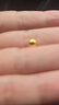 領(lǐng)豐金（LING FENG GOLD）AU9999黃金豆豆足金投資金豆子送女友送媽媽送小孩禮物儲備金擺件 5g 曬單實(shí)拍圖