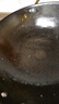 王源吉鑄鐵鍋炒菜鍋老式生鐵無(wú)涂層不粘古法炒鍋鐵鍋望江南34cm 曬單實(shí)拍圖