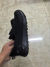 斯凱奇（Skechers）夏季男鞋一腳蹬健步鞋休閑運動(dòng)鞋舒適緩震懶人鞋軟底耐磨爸爸鞋 全黑色/BBK 42.5 曬單實(shí)拍圖