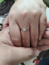周六福鉆戒女求婚戒指思慕鉆石戒指KGDB021231 約10分 15號生日禮物 曬單實(shí)拍圖