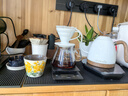 HARIO 日本V60經(jīng)典陶瓷咖啡濾杯有田燒咖啡杯手沖咖啡杯帶配套量勺VDC 白色1-2人份+量勺 曬單實(shí)拍圖