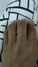 周六福5G工藝波紋戒黃金戒指女生日禮物計價(jià)AW015681 12號 約0.7g 曬單實(shí)拍圖