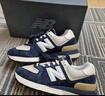 NEW BALANCE NB 574LG系列減震防滑耐磨男鞋女鞋輕便緩震復(fù)古休閑運動鞋 U574LGRN-D 38.5 曬單實拍圖