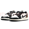 耐克NIKE 籃球鞋女子AJ低幫AIR JORDAN 1運動(dòng)鞋CZ0858-102白黑棕37.5 曬單實(shí)拍圖
